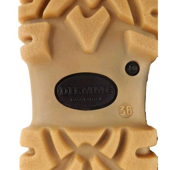 Diemme Leather Anatra Boots 36 6 Womens Olive Green New - Picture 10 of 16